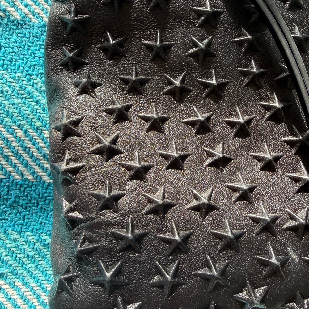 All Saints Black Star-Studded Crossbody Bag - Picture 16 of 16